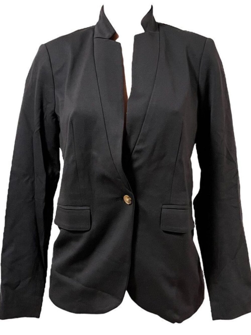 Studio Park x Jayne Brown Ponte Knit Notch Collar Blazer
